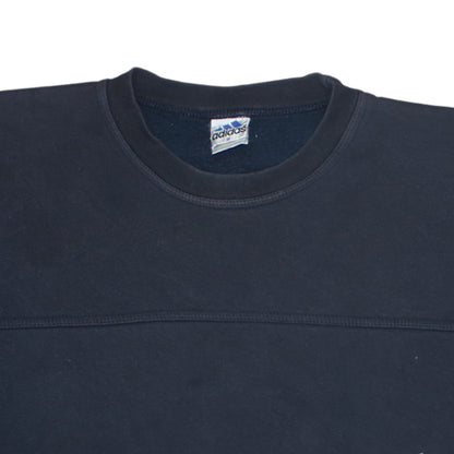 Mens UK Size M adidas Blue Pullover Sweatshirt