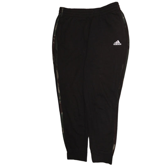 Womens UK Size M adidas Regular Fit Jogger Black Trousers