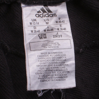 Womens UK Size M adidas Regular Fit Jogger Black Trousers
