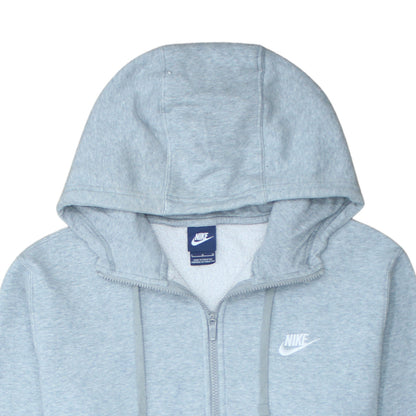 Mens UK Size L Nike Grey 1/2 Zip Hoodie