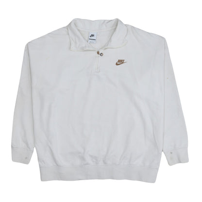 Womens UK Size L Nike White Pullover Sweatshirt
