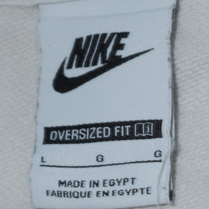 Womens UK Size L Nike White Pullover Sweatshirt