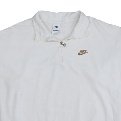 Womens UK Size L Nike White Pullover Sweatshirt