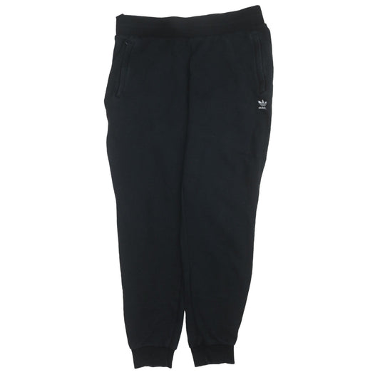 Womens UK Size L adidas Regular Fit Jogger Black Trousers