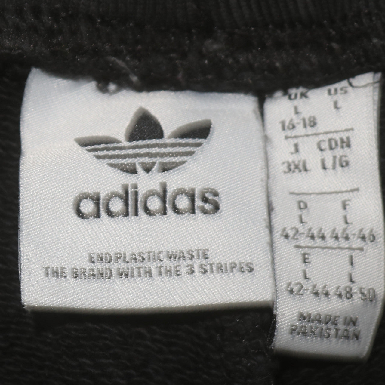 Womens UK Size L adidas Regular Fit Jogger Black Trousers
