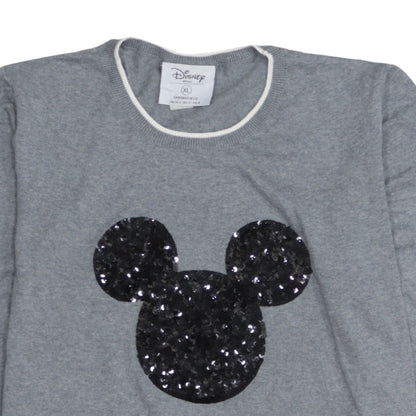Womens UK Size XL Disney Grey Pullover Jumper