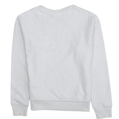 Womens UK Size S Champion White Pullover Sweatshirt
