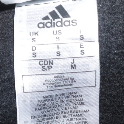 Mens UK Size S adidas Black Full Zip Hoodie