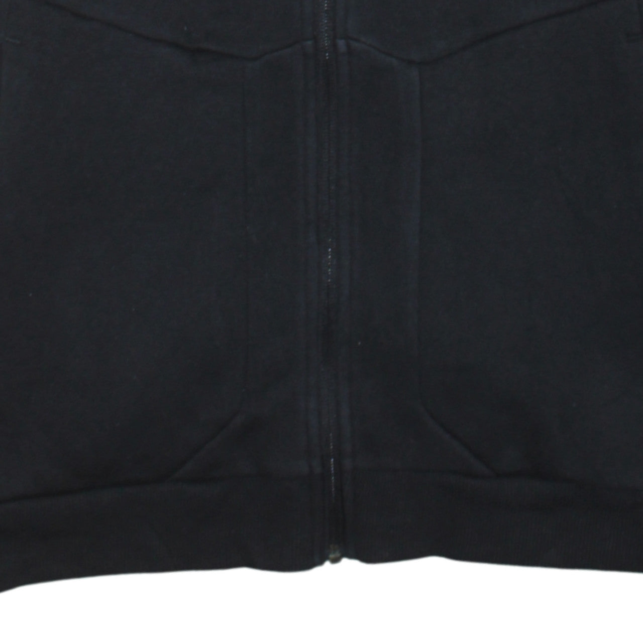 Mens UK Size S adidas Black Full Zip Hoodie