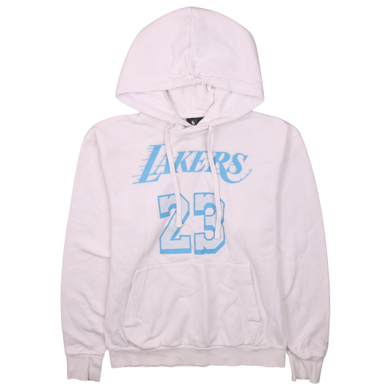 Mens UK Size S Nike White Pullover Hoodie