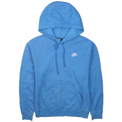 Mens UK Size S Nike Blue Pullover Hoodie