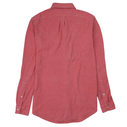 Ralph Lauren Men's Red Cotton Button-Down Shirt Size S Regular Fit