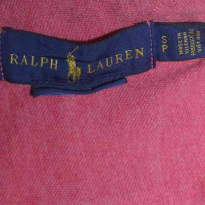 Ralph Lauren Men's Red Cotton Button-Down Shirt Size S Regular Fit