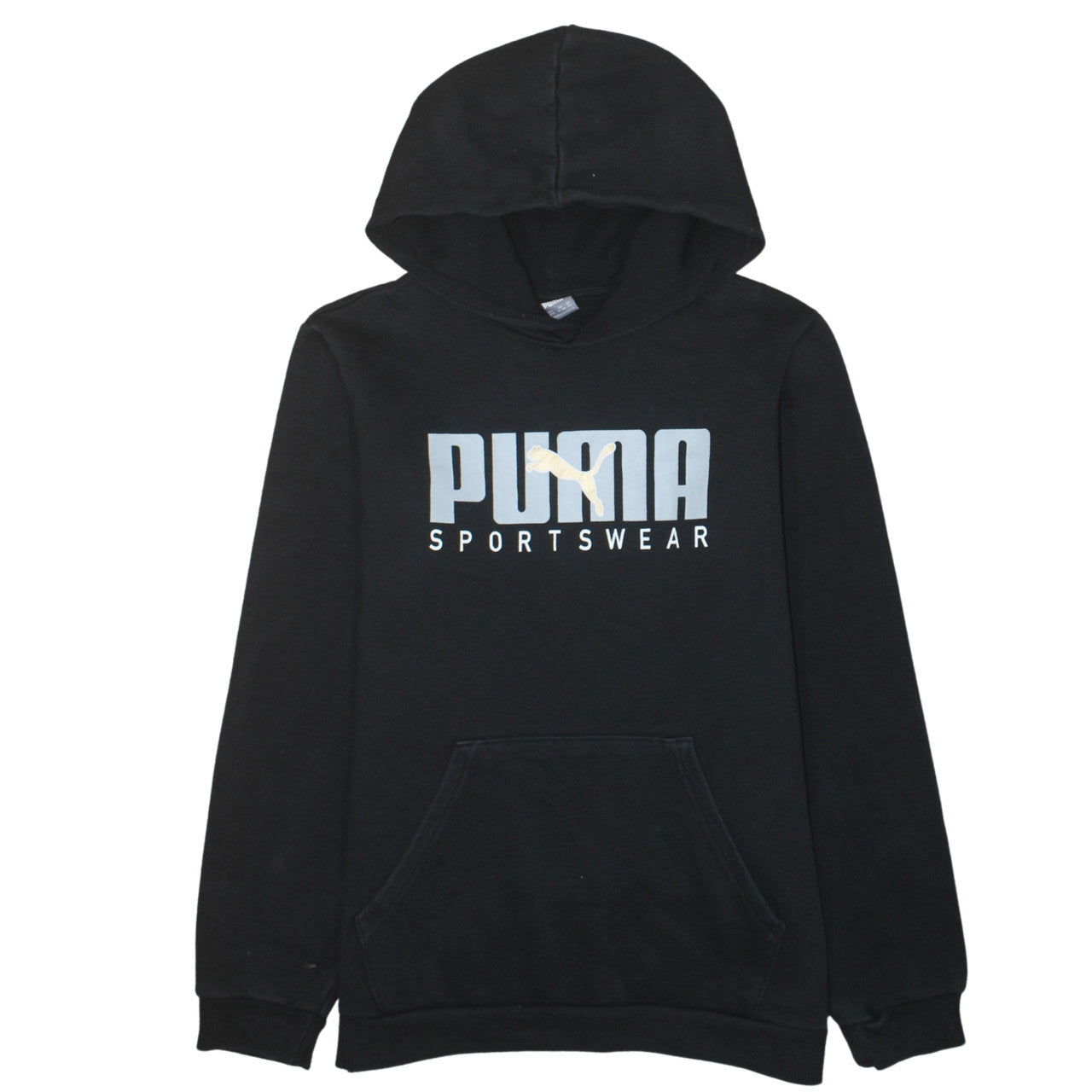 Boys UK Size 15-16 Years PUMA Black Pullover Hoodie