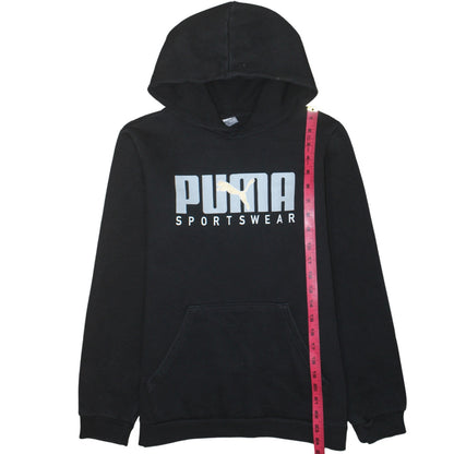 Boys UK Size 15-16 Years PUMA Black Pullover Hoodie
