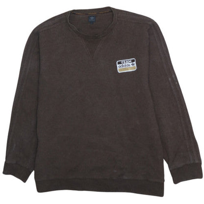 Mens UK Size 2XL adidas Brown Pullover Sweatshirt