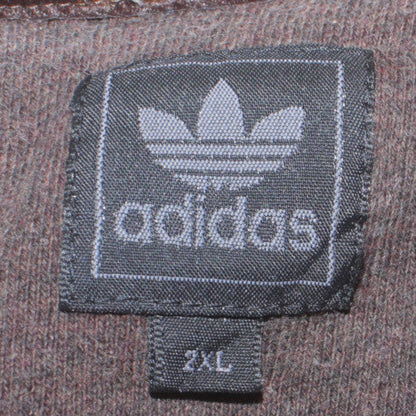 Mens UK Size 2XL adidas Brown Pullover Sweatshirt