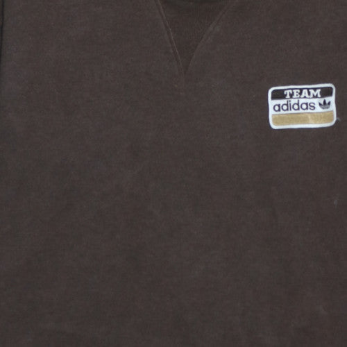 Mens UK Size 2XL adidas Brown Pullover Sweatshirt