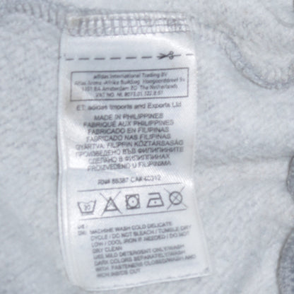 Mens UK Size M adidas Grey Henley Hoodie