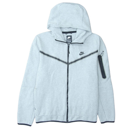 Mens UK Size XL Nike Grey Full Zip Hoodie