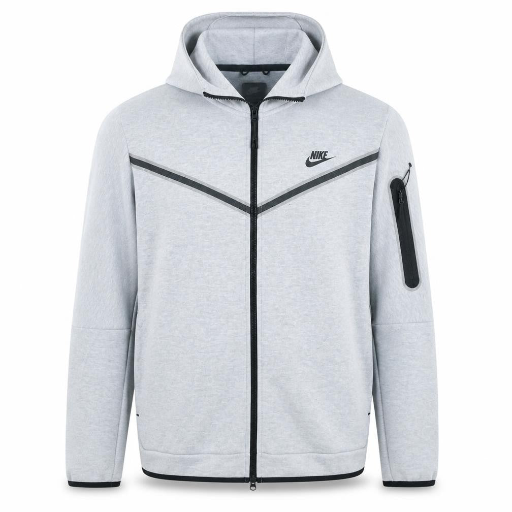 Mens UK Size XL Nike Grey Full Zip Hoodie