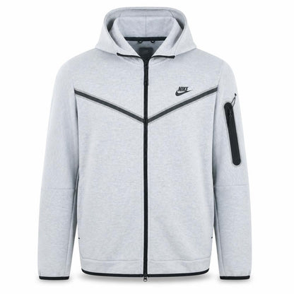 Mens UK Size XL Nike Grey Full Zip Hoodie