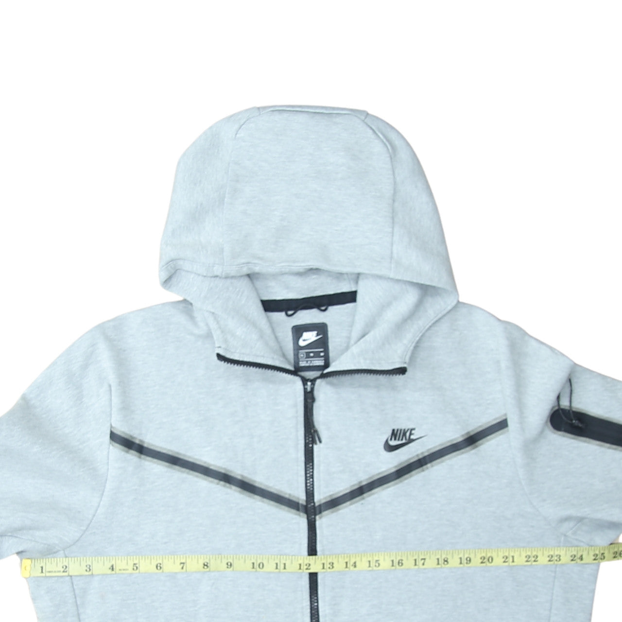 Mens UK Size XL Nike Grey Full Zip Hoodie