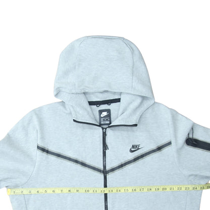 Mens UK Size XL Nike Grey Full Zip Hoodie