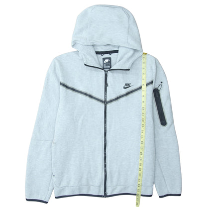 Mens UK Size XL Nike Grey Full Zip Hoodie