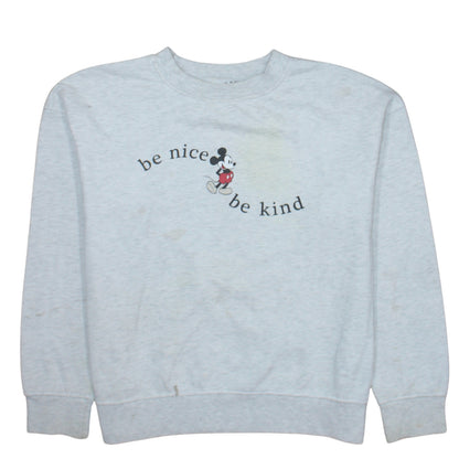 Womens UK Size XS Disney Grey Pullover Sweatshirt