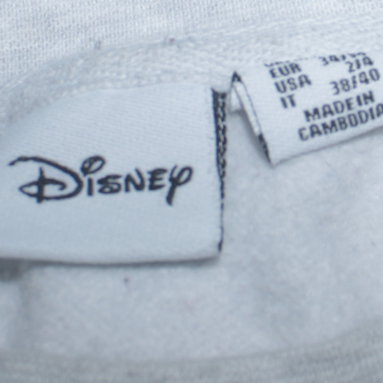 Womens UK Size XS Disney Grey Pullover Sweatshirt