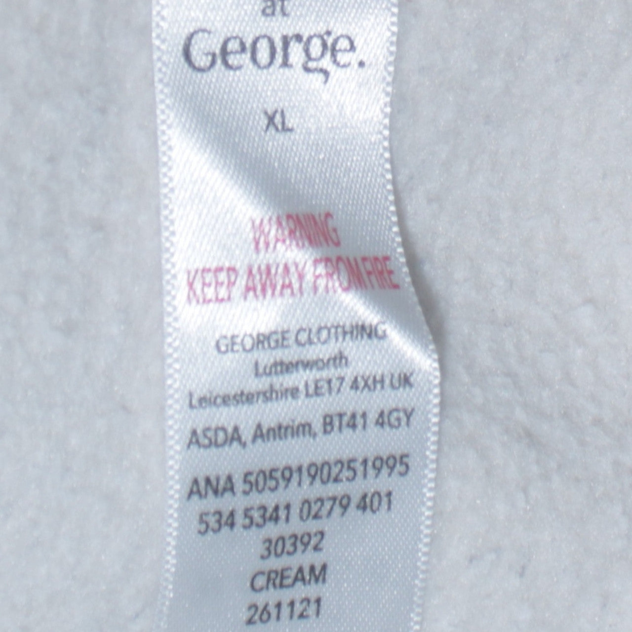 Womens UK Size XL George Beige Pullover Sweatshirt