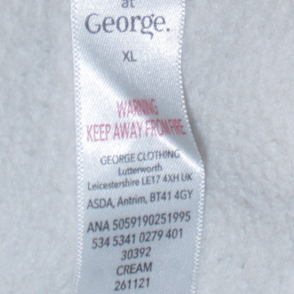 Womens UK Size XL George Beige Pullover Sweatshirt