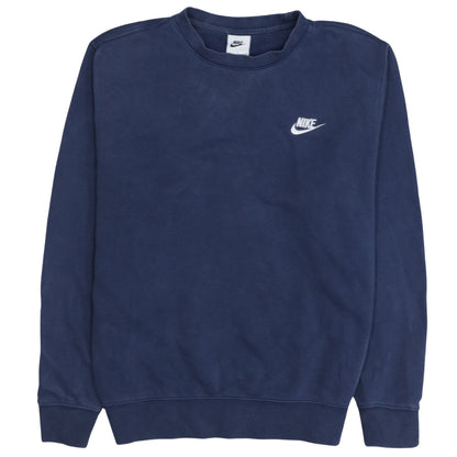 Mens UK Size S Nike Blue Pullover Sweatshirt
