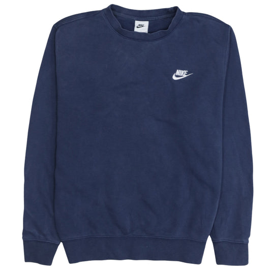 Mens UK Size S Nike Blue Pullover Sweatshirt