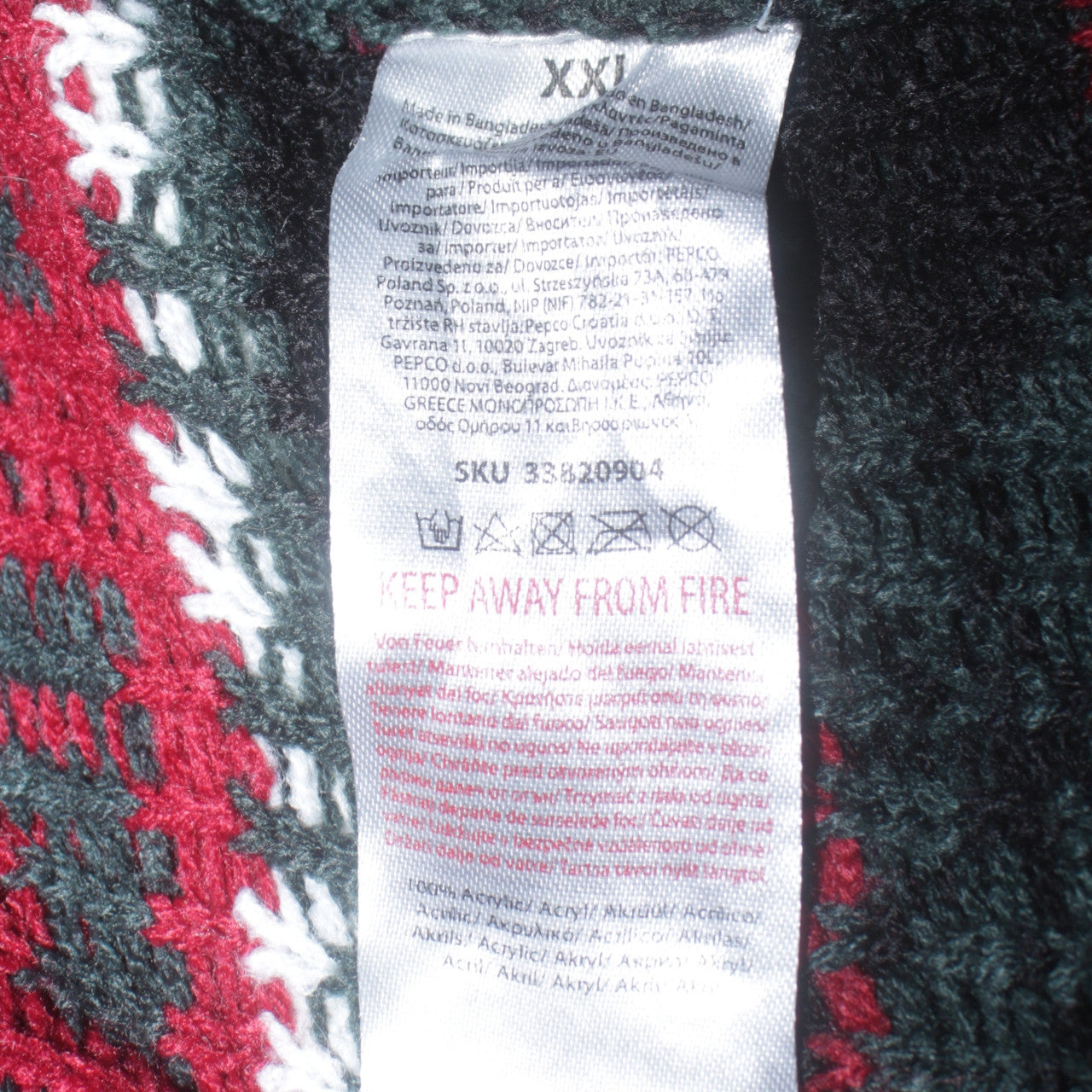 Mens UK Size 2XL Alphar One Green Pullover Jumper