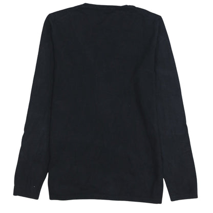 Womens UK Size M Tommy Hilfiger Black Pullover Jumper