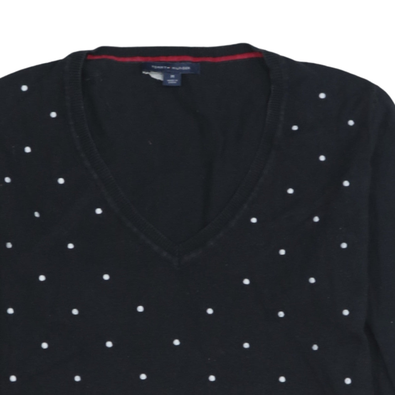 Womens UK Size M Tommy Hilfiger Black Pullover Jumper