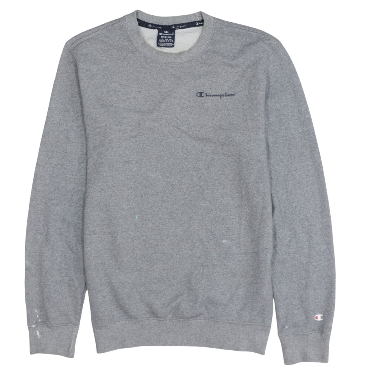 Mens UK Size M Champion Grey Pullover Sweatshirt