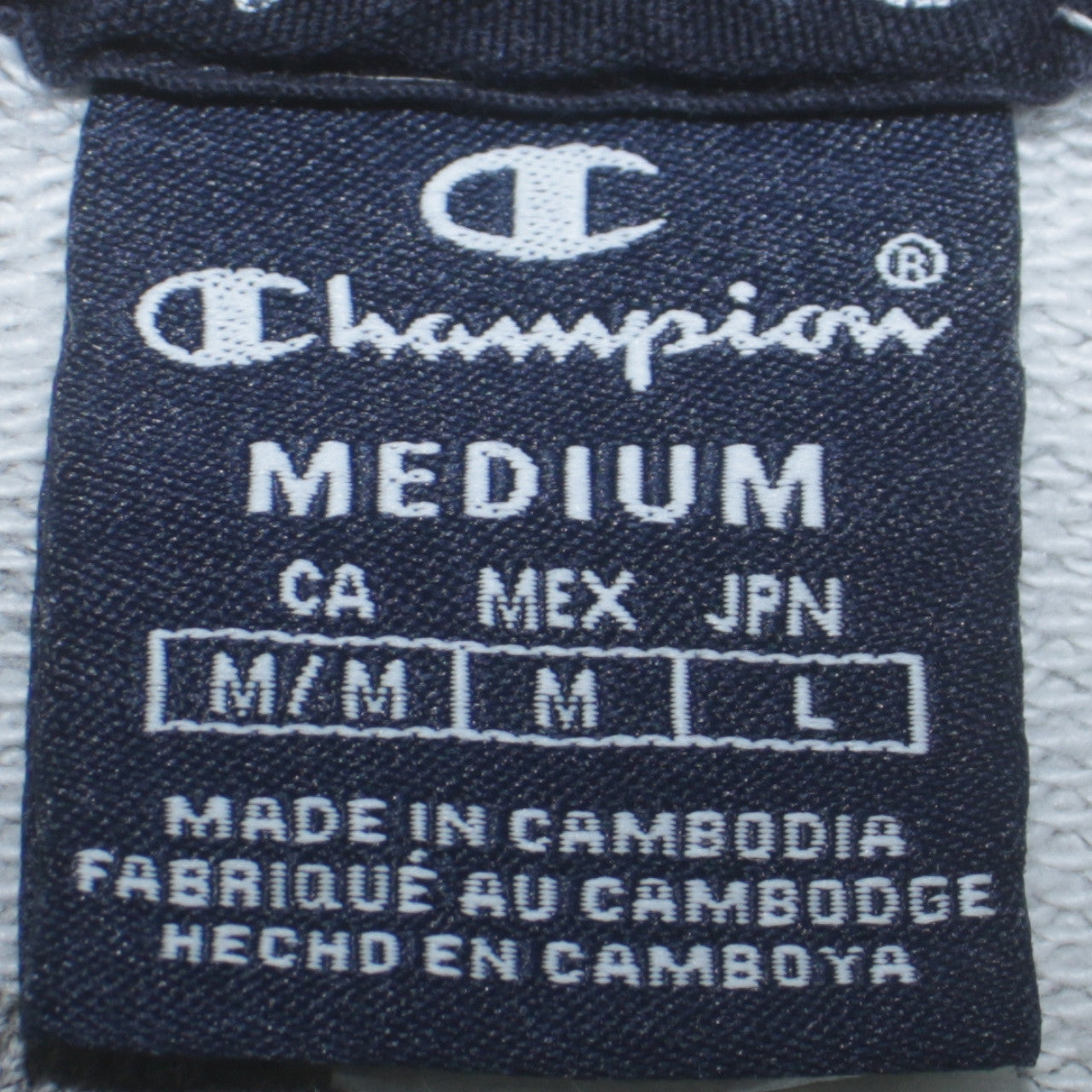 Mens UK Size M Champion Grey Pullover Sweatshirt