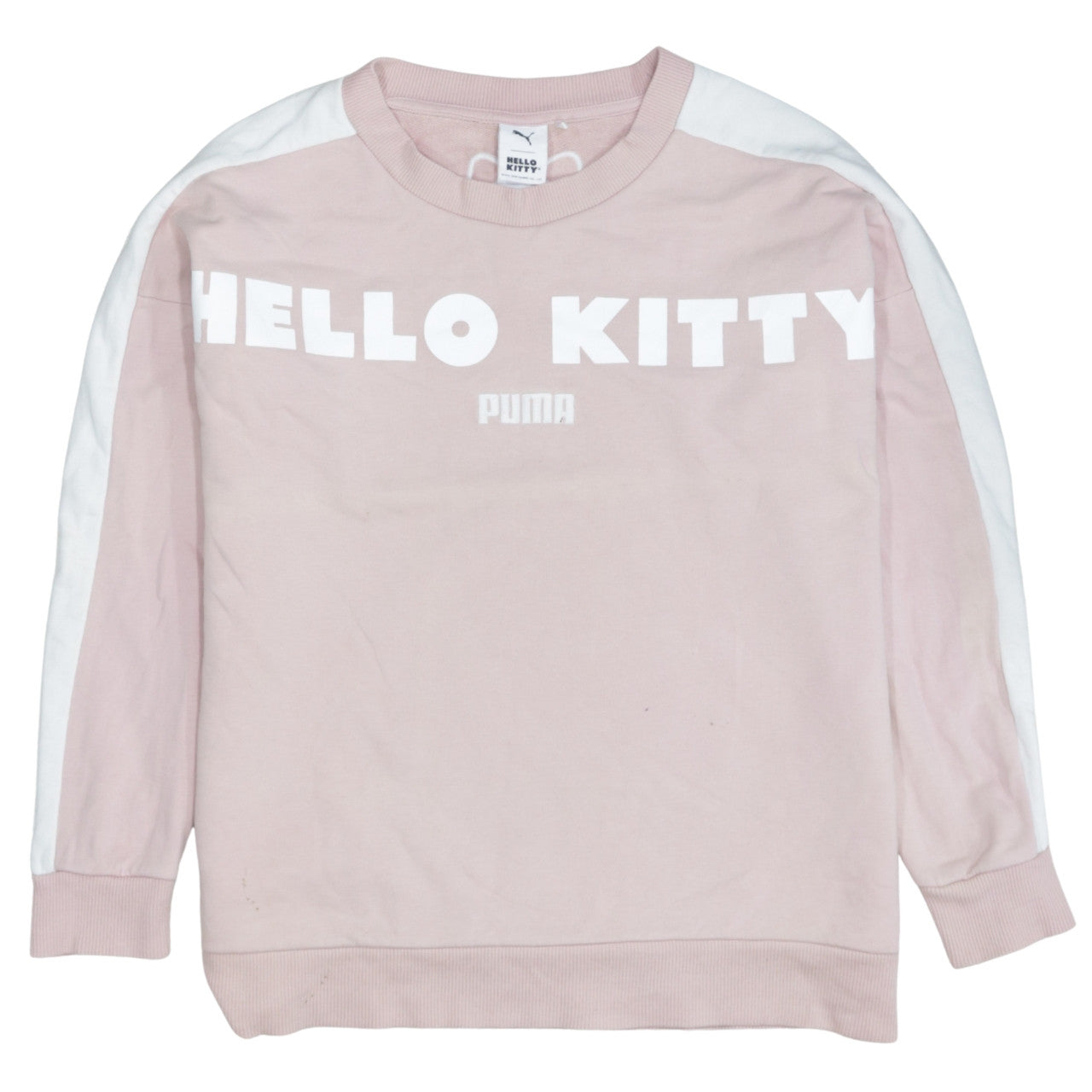 Womens UK Size M PUMA Pink Pullover Sweatshirt