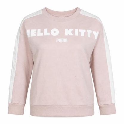 Womens UK Size M PUMA Pink Pullover Sweatshirt