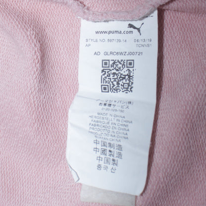 Womens UK Size M PUMA Pink Pullover Sweatshirt