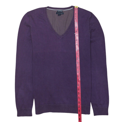 Mens UK Size M Tommy Hilfiger Purple Pullover Jumper