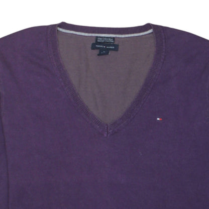 Mens UK Size M Tommy Hilfiger Purple Pullover Jumper