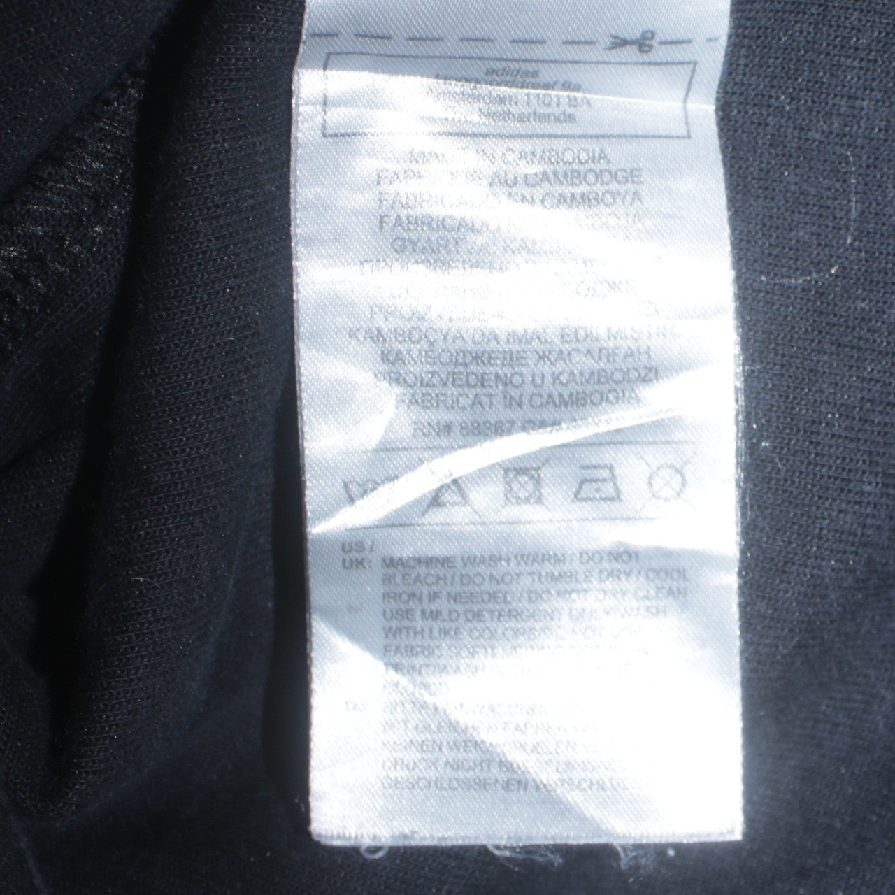 Womens UK Size S adidas Black Full Zip Hoodie