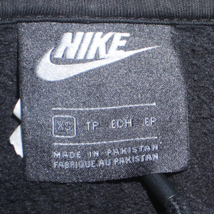 Womens UK Size XS Nike Black Pullover Hoodie