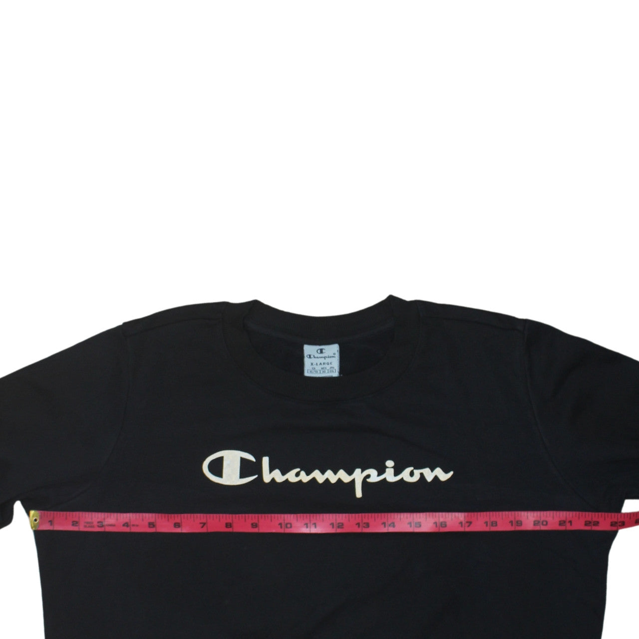 Mens UK Size XL Champion Black Pullover Sweatshirt