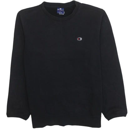 Mens UK Size S Champion Black Pullover Sweatshirt