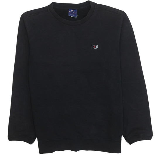 Mens UK Size S Champion Black Pullover Sweatshirt